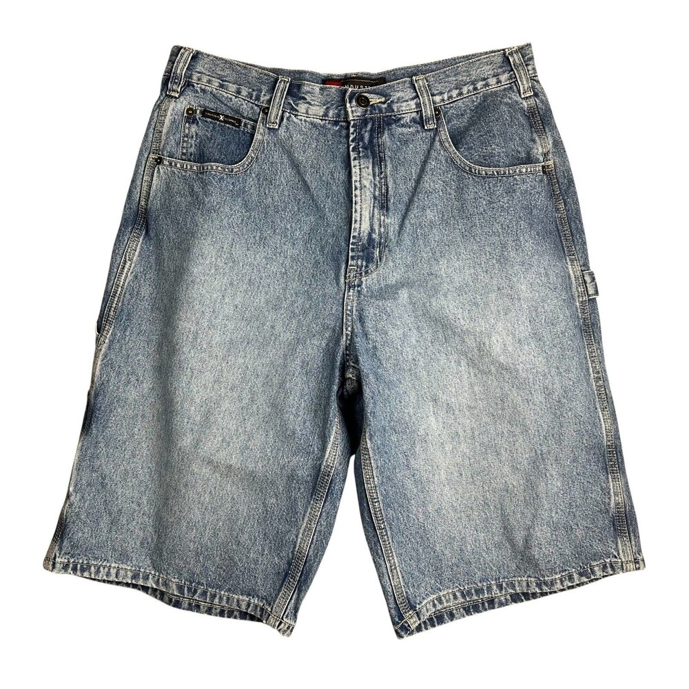 Vintage 90s Industrial Exchange Men's Denim Carpenter Painter Jean Shorts  32